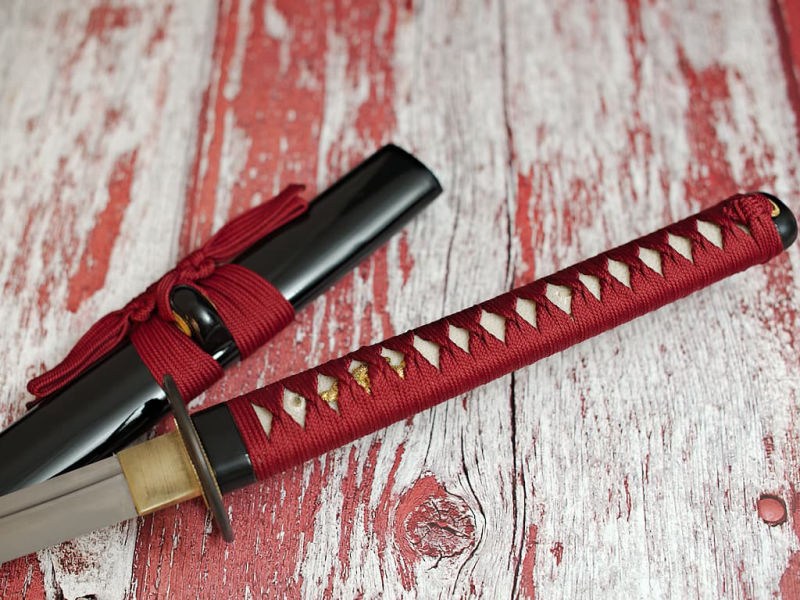 Katana "Dragon claws" red, Maru 1060 #Terressens Katana "Dragon claws" red, Maru 1060 #Terressens
