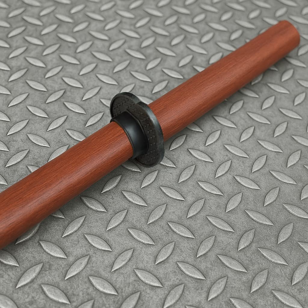 Bokken Ryū (龍 Japanese dragon) in mahogany wood with tsuba #Terressens Bokken Ryū (龍 Japanese dragon) in mahogany wood with tsuba #Terressens