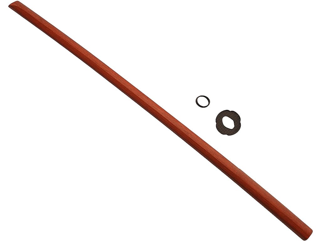 Bokken Ryū (龍 Japanese dragon) in light wood with tsuba #Terressens Bokken Ryū (龍 Japanese dragon) in mahogany wood with tsuba #Terressens