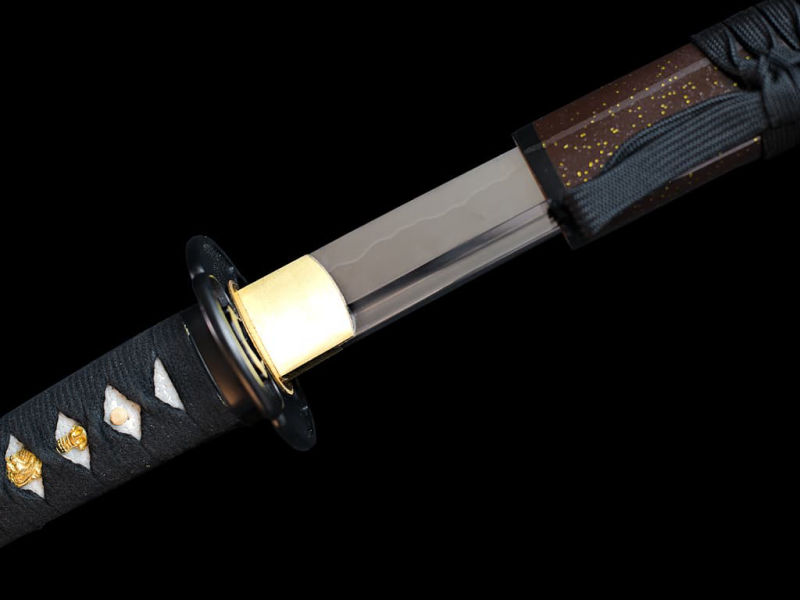 Katana sharpened "Densei" (伝世), Maru 1065, selective tempering #Terressens