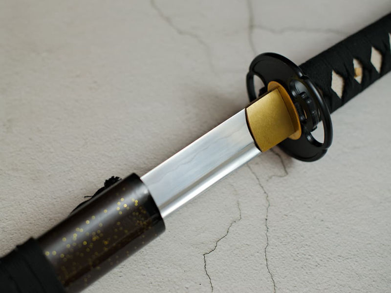 Katana sharpened "Densei" (伝世), Maru 1065, selective tempering #Terressens