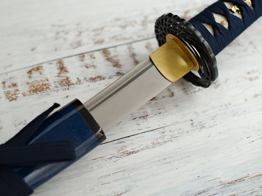 Katana "Hoshizora" (星空 starry sky), Damascus forge, genuine hamon #Terressens Katana "Hoshizora" (星空 starry sky), Damascus forge, genuine hamon #Terressens