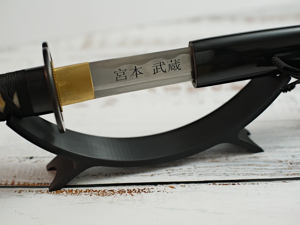 "Sutairisshu" katana stand (スタイリッシュ, design, stylish, elegant), one place #Terressens "Sutairisshu" katana stand (スタイリッシュ, design, stylish, elegant), one place #Terressens