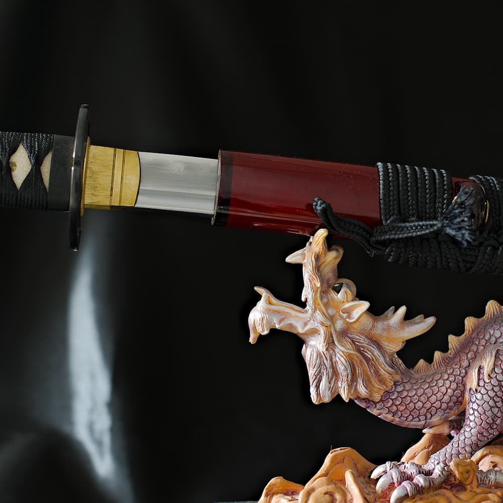 Sharpened Katana "Kirinketsu" (麒麟血 dragon blood), Soshu Kitae, selective tempering #Terressens Sharpened Katana "Kirinketsu" (麒麟血 dragon blood), Soshu Kitae, selective tempering #Terressens