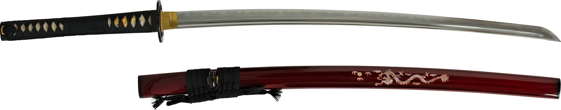 Sharpened Katana "Kirinketsu" (麒麟血 dragon blood), Soshu Kitae, selective tempering #Terressens Sharpened Katana "Kirinketsu" (麒麟血 dragon blood), Soshu Kitae, selective tempering #Terressens