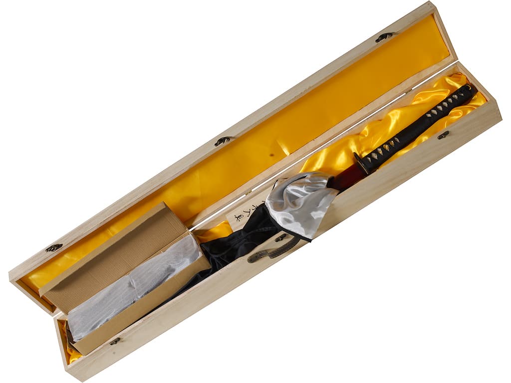 Sharpened Katana "Kirinketsu" (麒麟血 dragon blood), Soshu Kitae, selective tempering #Terressens Sharpened Katana "Kirinketsu" (麒麟血 dragon blood), Soshu Kitae, selective tempering #Terressens