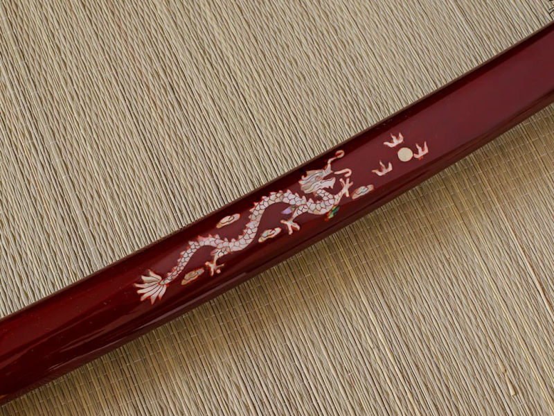 Sharpened Katana "Kirinketsu" (麒麟血 dragon blood), Soshu Kitae, selective tempering #Terressens Sharpened Katana "Kirinketsu" (麒麟血 dragon blood), Soshu Kitae, selective tempering #Terressens