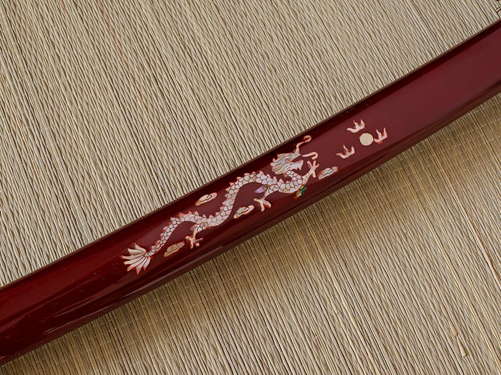 Sharpened Katana "Kirinketsu" (麒麟血 dragon blood), Soshu Kitae, selective tempering #Terressens Sharpened Katana "Kirinketsu" (麒麟血 dragon blood), Soshu Kitae, selective tempering #Terressens