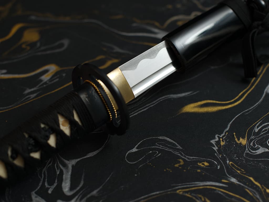 Wakizashi sharpened black Miyamoto Musashi 宮本 武蔵 #Terressens Wakizashi sharpened black Miyamoto Musashi 宮本 武蔵 #Terressens