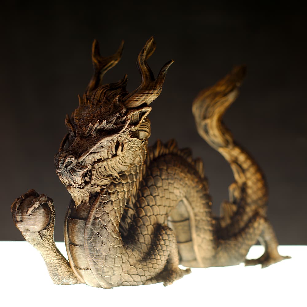 Tianlong Celestial Dragon Statuette #Terressens Tianlong Celestial Dragon Statuette #Terressens