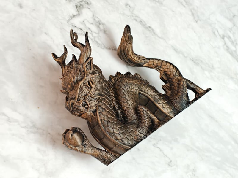 Tianlong Celestial Dragon Statuette #Terressens Tianlong Celestial Dragon Statuette #Terressens