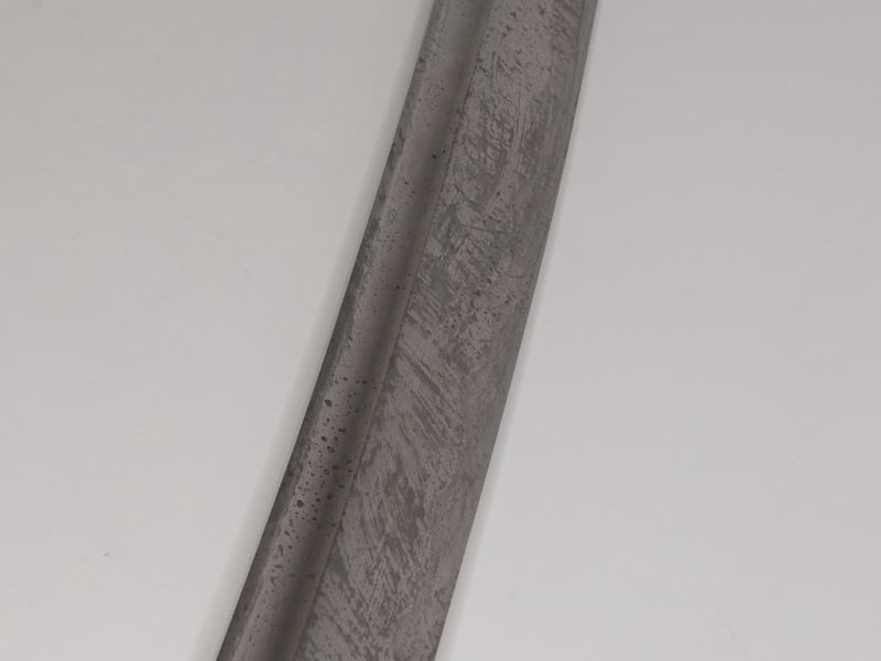 Over time, without maintenance, the steel surface oxidizes