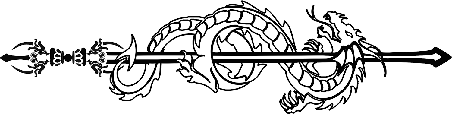 Inspiration" series: Fudō Myōō (不動明王) in his dragon form wrapped around a sword (Kurikara Fudō)