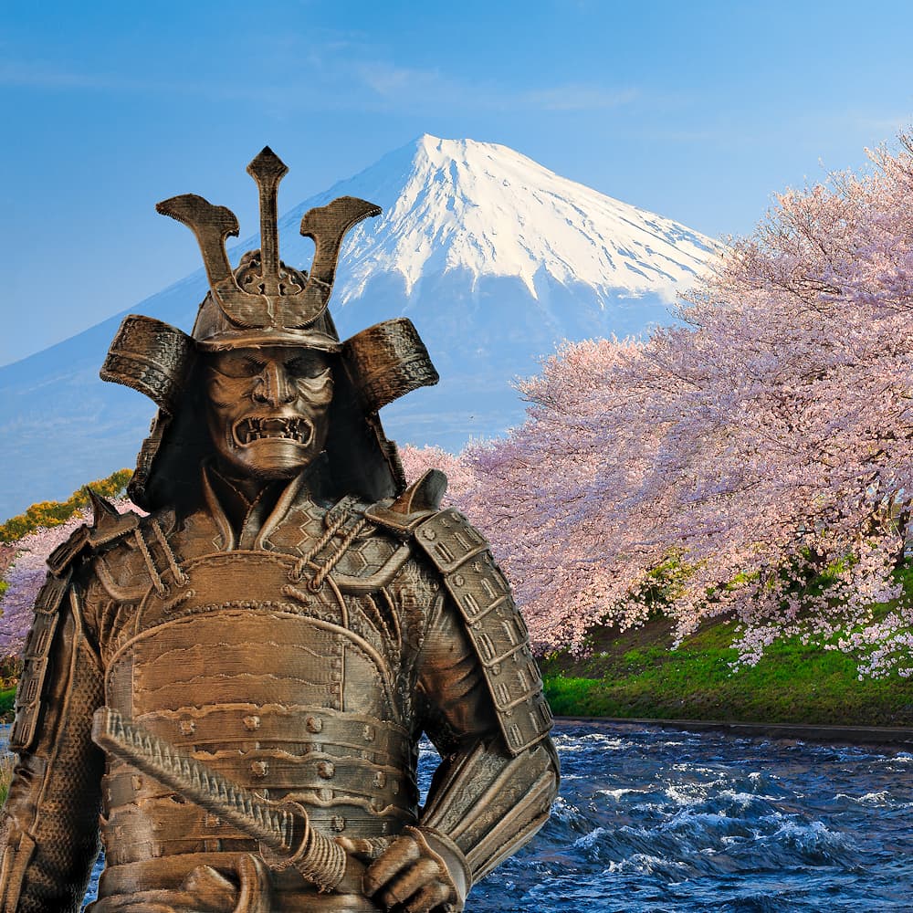 Samurai statuettes from feudal Japan #Terressens Samurai statuettes from feudal Japan #Terressens