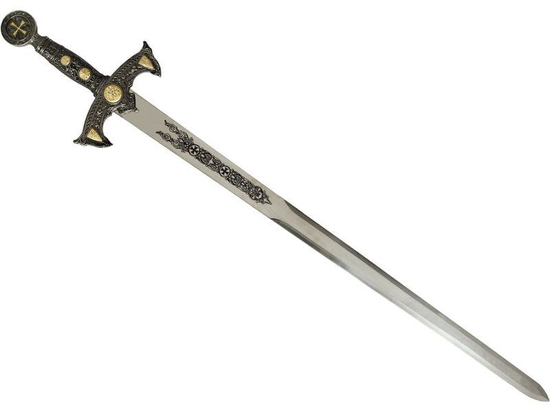 Templar decorative sword