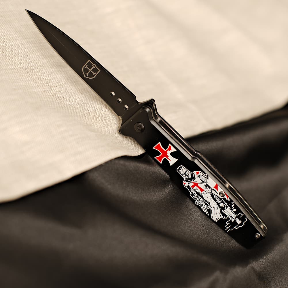 Templar knife "Non nobis Domine" #Terressens