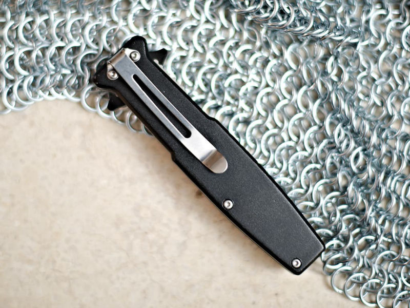 Letter opener Templar sword red scabbard Templar knife "Non nobis Domine" #Terressens