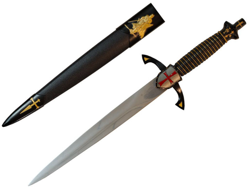 Baussant, symbolic Templar dagger #Terressens