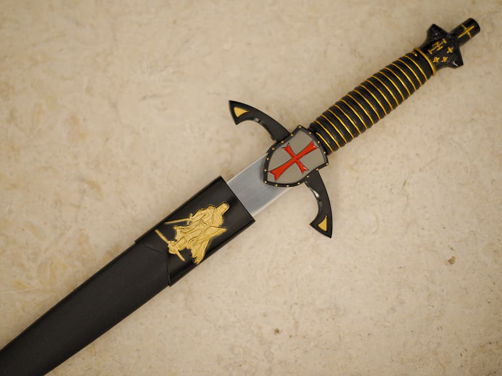Baussant, symbolic Templar dagger #Terressens