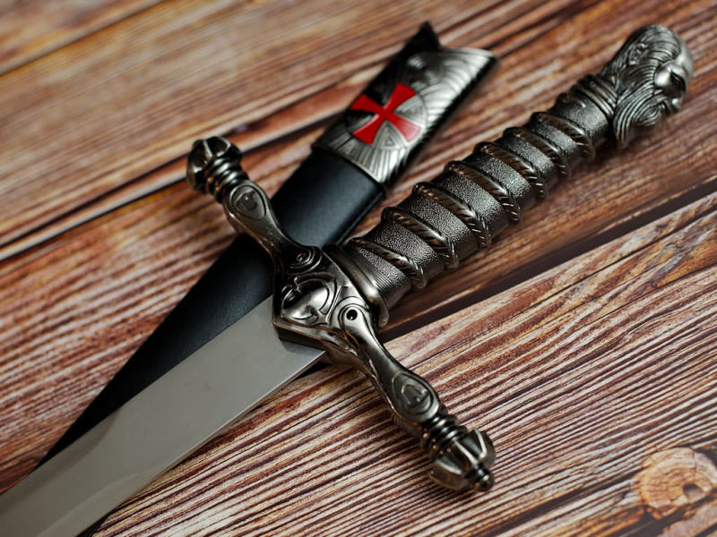 Templar ceremonial sword "Jacques de Molay" #Terressens