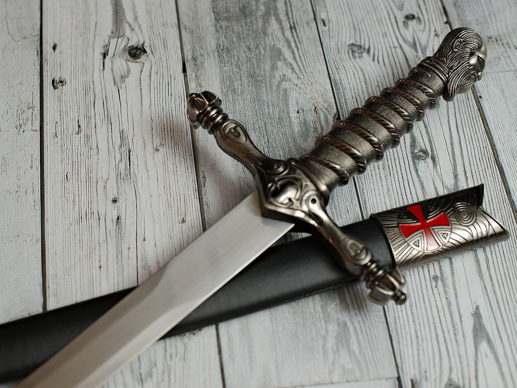Templar ceremonial sword "Jacques de Molay" #Terressens