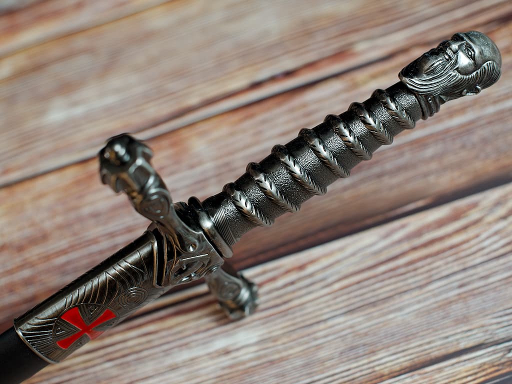 Templar ceremonial sword "Jacques de Molay" #Terressens