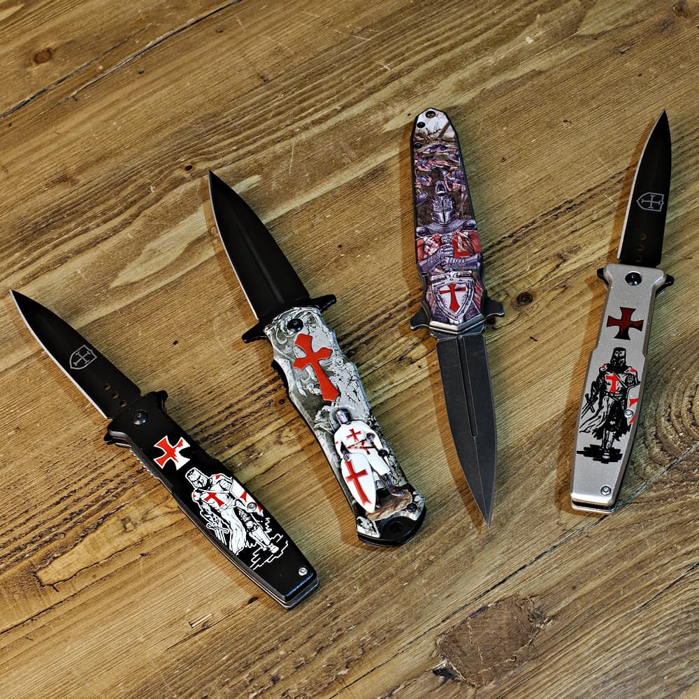Templar-inspired knife collection (Knights Templar) #Terressens