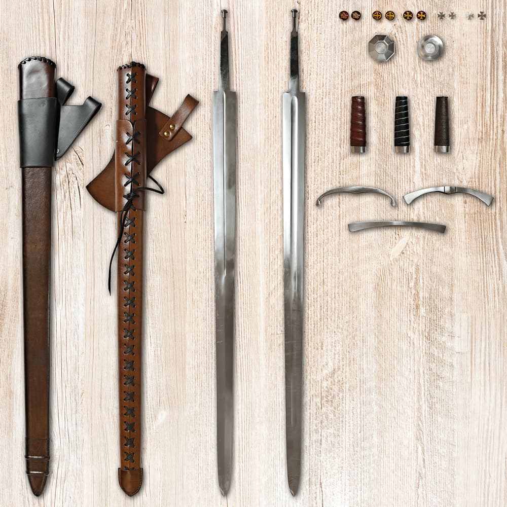 Épée médiévale / templière personnalisée #Terressens